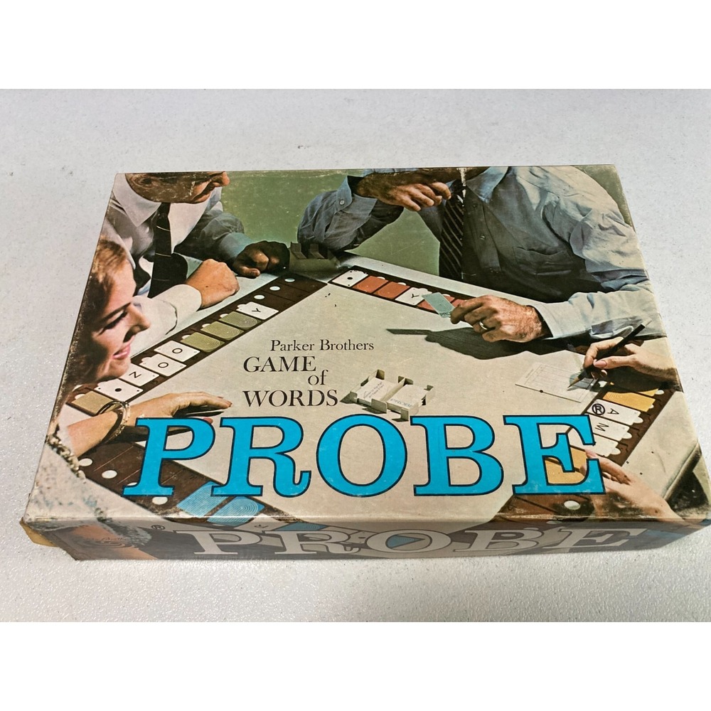 Probe Game Of Words Parker Brothers 1964 Board Game Complete Used Scoresheets